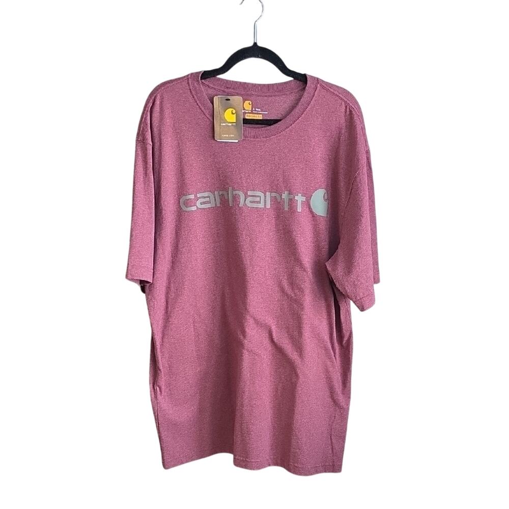 Carhartt Original Fit K195 Signature Logo T-Shirt mens Size Large Tall NWT